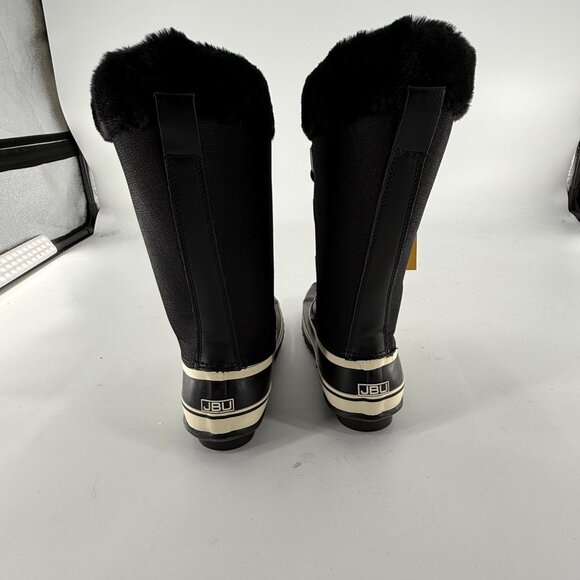 Womens Black JBU Stormgate Faux Fur Lined Winter Boots 7.5M With EVA Insole - Picture 5 of 6